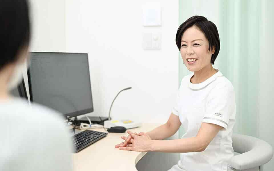 専門医による丁寧な診察